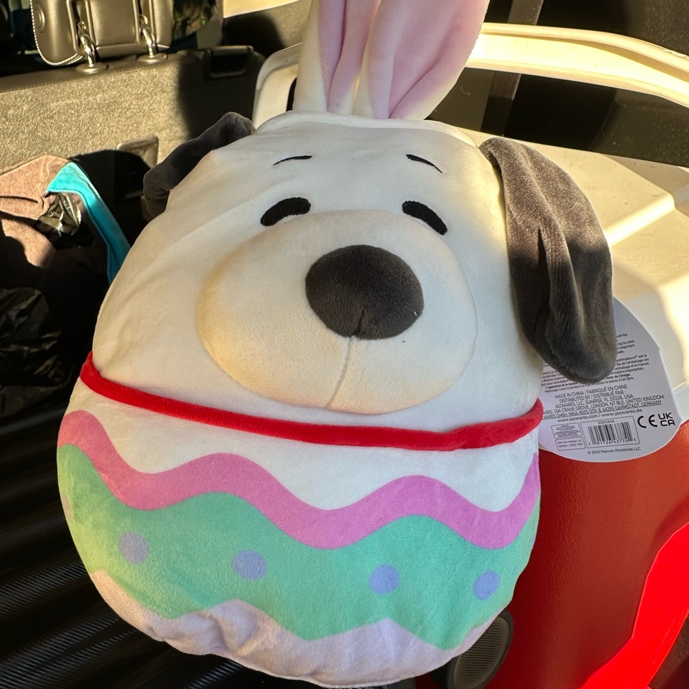 Squishmallow NWT Snoopy Peanuts collection 2024 Easter series